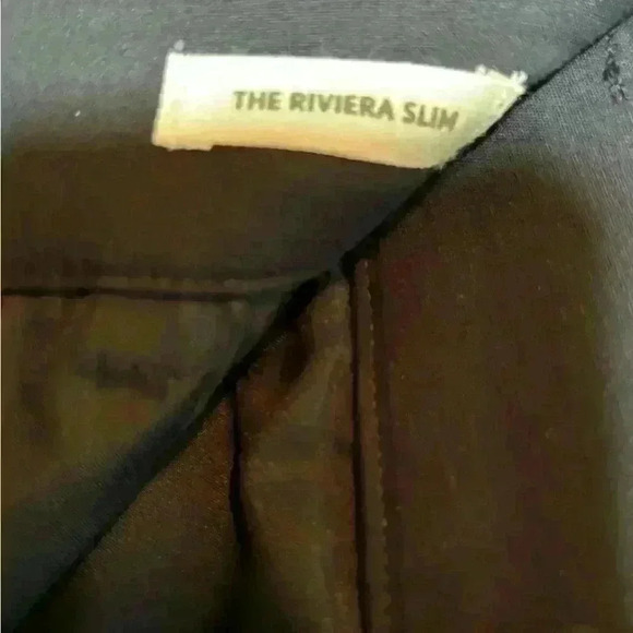 Loft Women's The Riviera Slim Pants Curvy Dark Blue Navy Size 2 - Picture 3 of 7